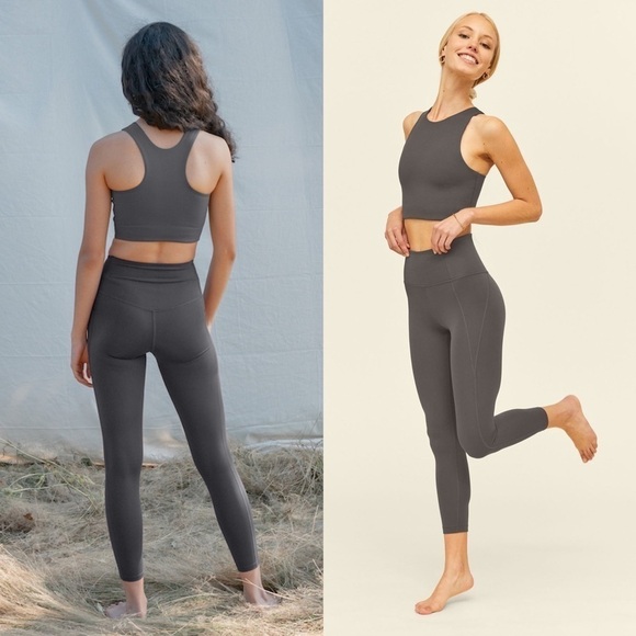 NWT GIRLFRIEND COLLECTIVE High Waist Compression Performance 7/8 Leggings XS - Picture 5 of 16